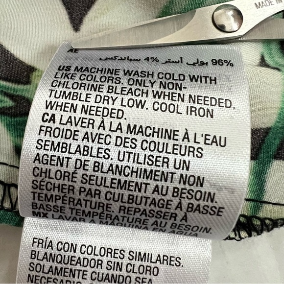 NWT Jeannie Mai X INC Foral Printed Open Front Duster Kimono Robe SZ XXS-Small - Picture 7 of 7